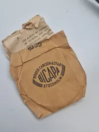 Original svensk gasmaske fra den Danske brigade i Sverige WW2 1940 dateret