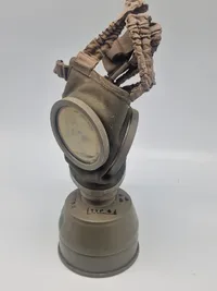 Original svensk gasmaske fra den Danske brigade i Sverige WW2 1940 dateret