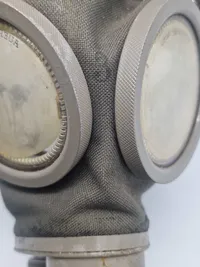 Original svensk gasmaske fra den Danske brigade i Sverige WW2 1940 dateret