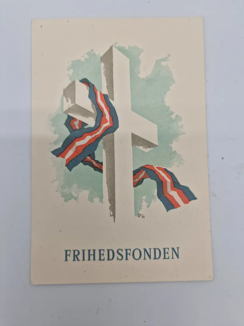 Originalt postkort - Frihedsfonden