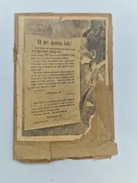 Original trykplade - ww2 for tryk i aviser mm
