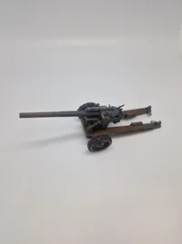 Model af feltkanon - ww2