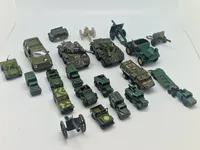 Samling model biler - militære