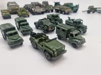 Samling model biler - militære
