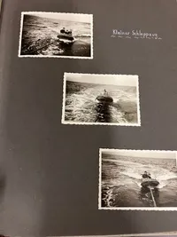 Originalt fotoalbum fra Tysk marinesoldat i Danmark WW2: Nakskov, København, Dragør, Århus mm.