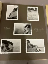 Originalt fotoalbum fra Tysk marinesoldat i Danmark WW2: Nakskov, København, Dragør, Århus mm.