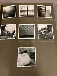 Originalt fotoalbum fra Tysk marinesoldat i Danmark WW2: Nakskov, København, Dragør, Århus mm.