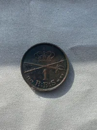 Original 1 rigsbanksskilling år 1853