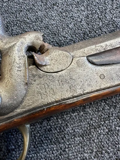 Original Dansk 1848 tapriffel, senere brugt til jagt