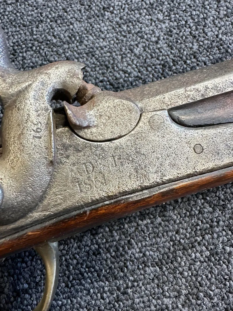 Original Dansk 1848 tapriffel, senere brugt til jagt