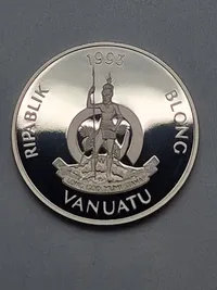 Sølvmønt - Vanuatu