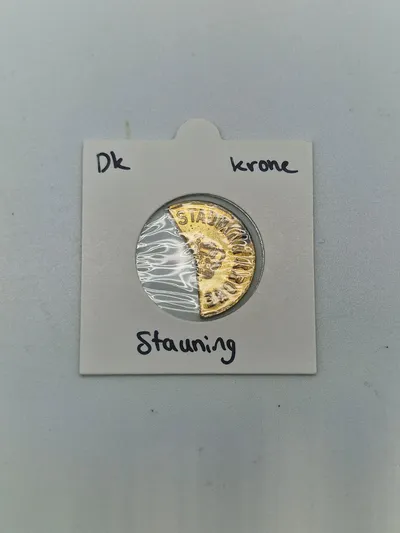 Original dansk Stauning krone fremstillet af konservativ ungdom