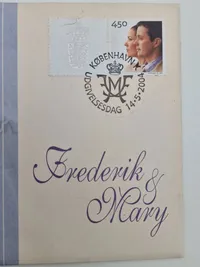 Jubilæumsmønt af sølv - Frederik & Mary