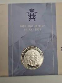 Jubilæumsmønt af sølv - Frederik & Mary