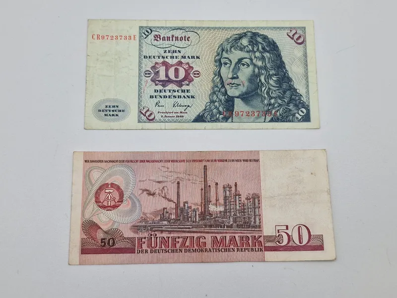 2 stk tyske pengesedler
