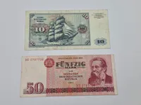 2 stk tyske pengesedler