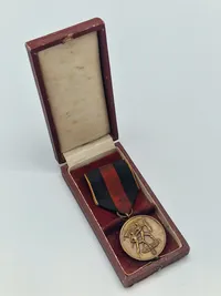 Original 1.oktober 1938 medalje med æske