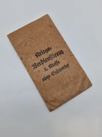 Original tildelingspose for kvk - ww2