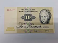 Lot originale danske pengesedler