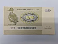 Lot originale danske pengesedler