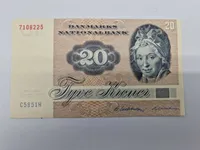 Lot originale danske pengesedler