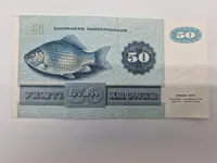 Lot originale danske pengesedler