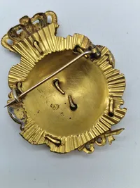 Originalt hærmærke lavet til broche
