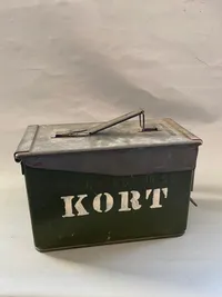 Original 50 cal ammunitionskasse