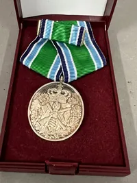HJV medallje af sterlingsølv