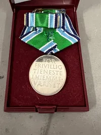 HJV medallje af sterlingsølv