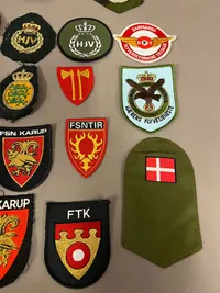 Samling stofmærker