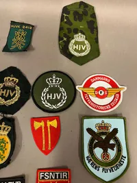 Samling stofmærker