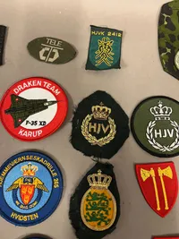 Samling stofmærker