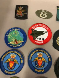 Samling stofmærker