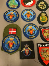 Samling stofmærker