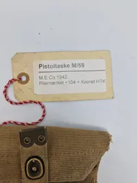Webbing hylster for Neuhausen pistol - fortsat med mærkat