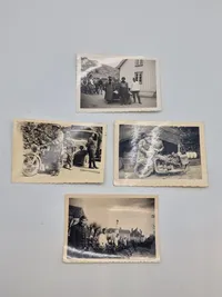 Samling originale fotos af tyske motorcykler WW2