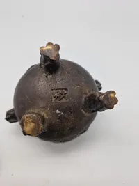 Antikt kinesisk røgelseskar af bronze Incense burner with Chinese lions
