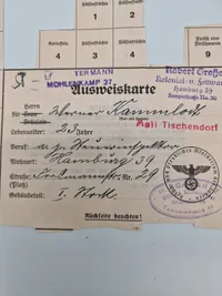 Originale Tyske rationeringsmærker