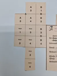 Originale Tyske rationeringsmærker