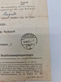 Originalt Tysk WW2 dokument