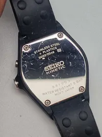Originalt Seiko ur, Mens Seiko Kinetic Watch 5M42-0E49  virker på auktionstidspunktet men der gives ikke garanti