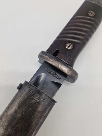 Original Tysk nummerens K98 bajonet