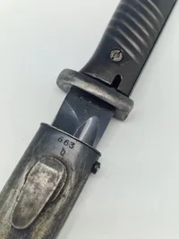 Original Tysk nummerens K98 bajonet