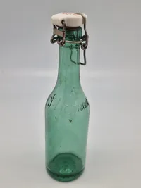Original Dansk WW2 1942 dateret patentflaske, fremstillet af genbrugsglas