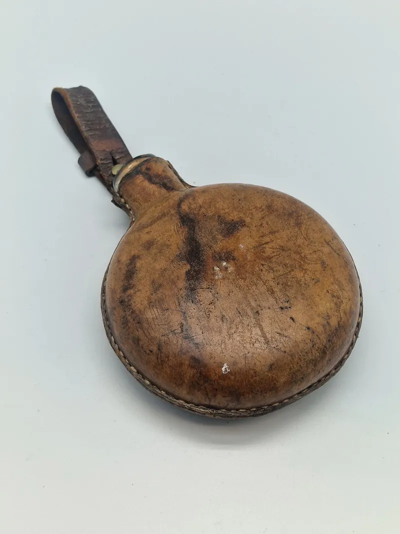 Original Dansk feltflaske M1870, fremstillet på Holmegaard