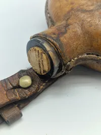 Original Dansk feltflaske M1870, fremstillet på Holmegaard