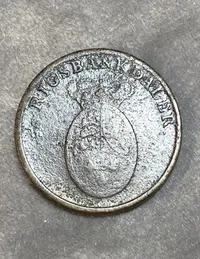 Original 1 rigsbanksskilling 1818