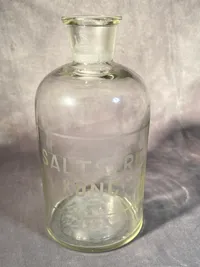 Original apoteker flaske til saltsyre