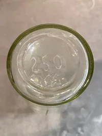 Original apoteker flaske til saltsyre